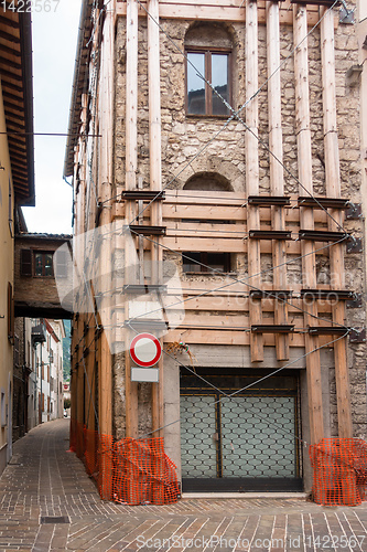 Image of House repair after earthquake