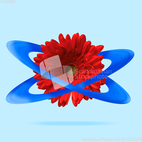 Image of Modern design. Contemporary art collage.
