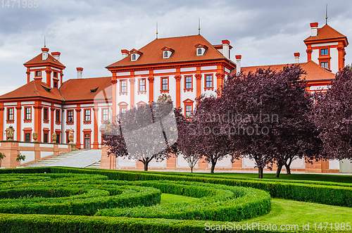 Image of Baroque palace in Prague