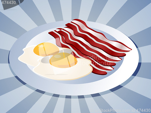 Image of Bacon and eggs