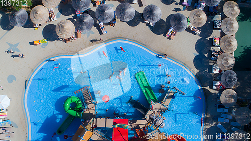 Image of water park top view