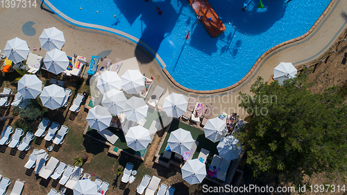 Image of water park top view