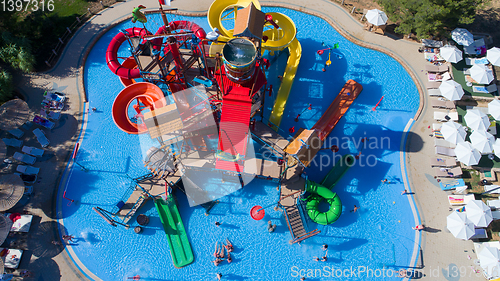 Image of water park top view