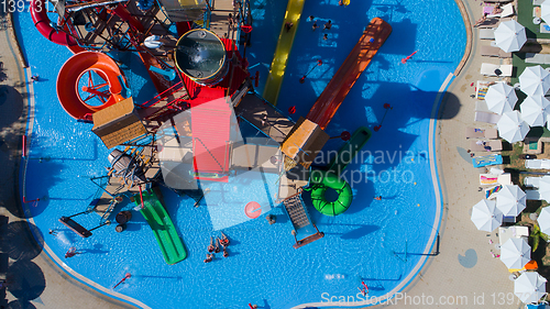 Image of water park top view