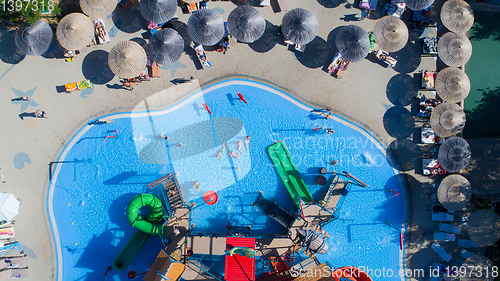 Image of water park top view