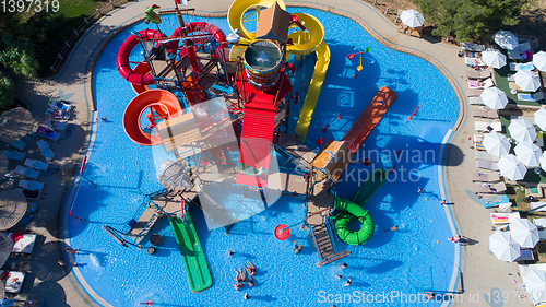 Image of water park top view