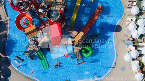 Image of water park top view