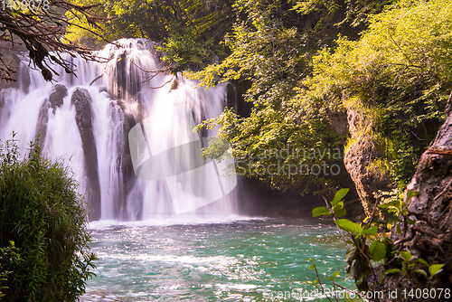 Image of beautiful waterfall