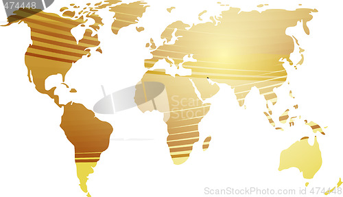 Image of Map of the world illustration