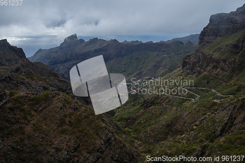 Image of view on Teno Mountains