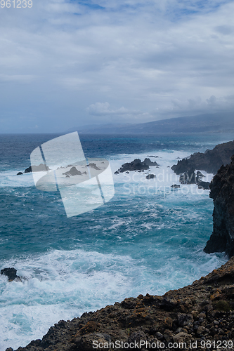 Image of natural swimming pools on Tenerife island