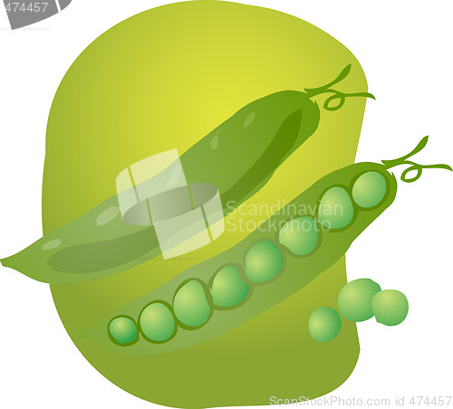 Image of Peas illustration