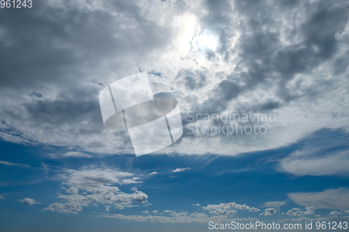 Image of sky with clouds