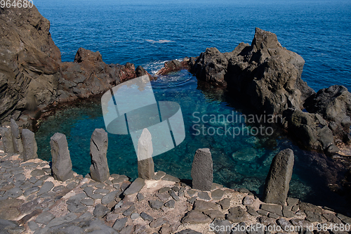 Image of natural swimming pools on Tenerife island