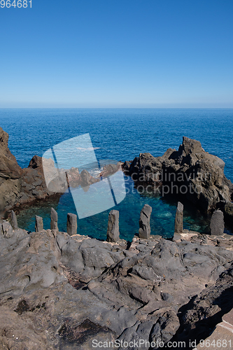 Image of natural swimming pools on Tenerife island