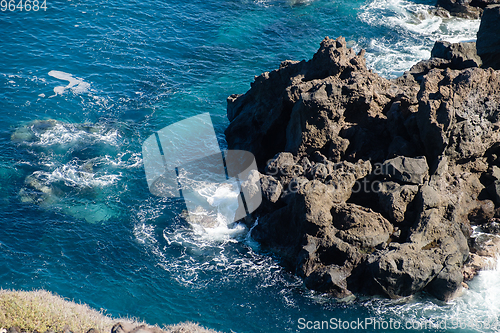 Image of natural swimming pools on Tenerife island