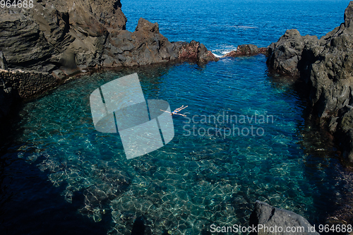 Image of natural swimming pools on Tenerife island