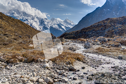 Image of Scenic view of Himalaya mountain in Nepal