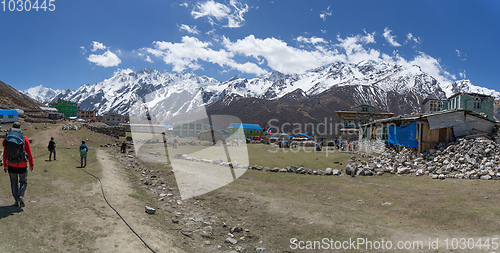 Image of Nepal village in mountains