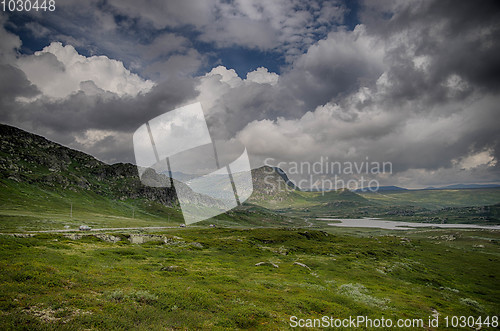 Image of Mountain nature landscape in Morway summer