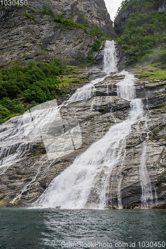 Image of Waterfall view in Norway summer trip