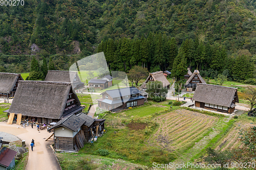 Image of Japanese Shirakawago village