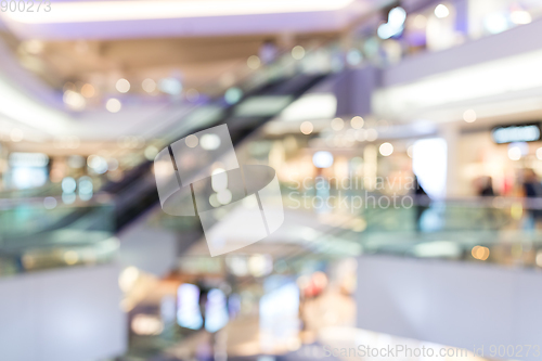 Image of Abstract background of shopping mall