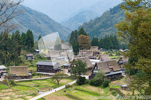 Image of Old Shirakawago village