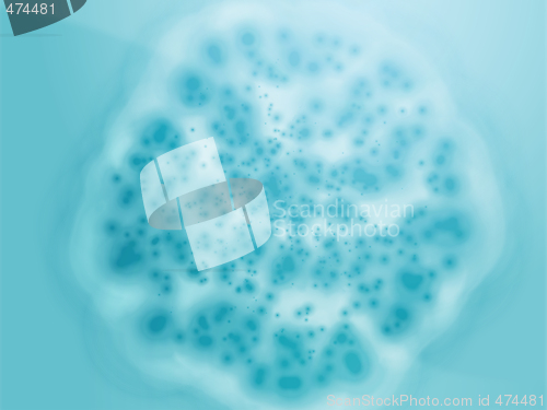 Image of Bacterial cell growth illustration