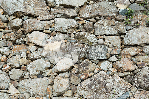 Image of Stone rock wall texture