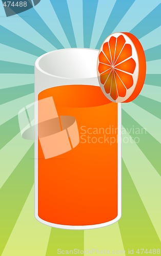 Image of Orange juice illustration