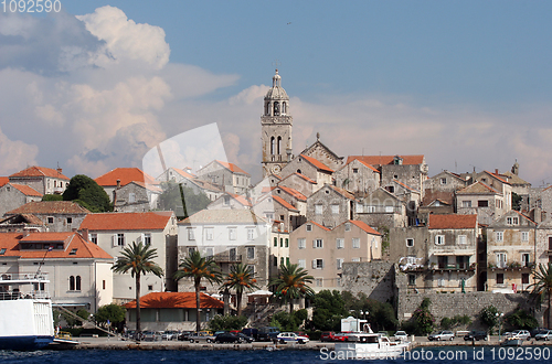 Image of Korcula. Small island city near Dubrovnik in Croatia.