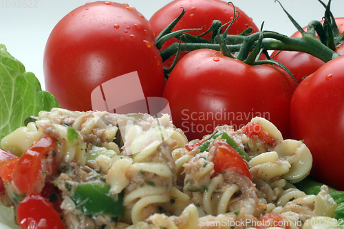 Image of Pasta salad with tomato