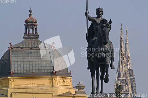 Image of Three landmarks in Zagreb