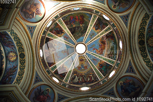 Image of Dome of the The Church Stella Maris, mountain Karmel, Haifa, Israel