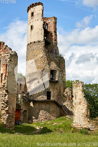 Image of ruins of renaissance castle Zviretice