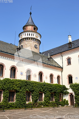 Image of Court of Neo Gothic castle Sychrov