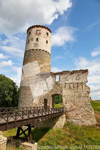 Image of ruins of renaissance castle Zviretice