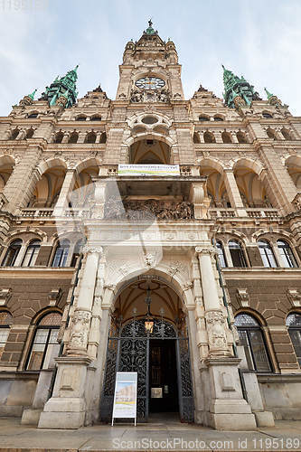 Image of Neo-renaissance Town Hall in Liberec town