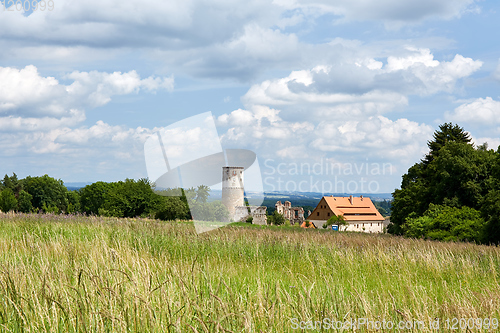Image of ruins of renaissance castle Zviretice