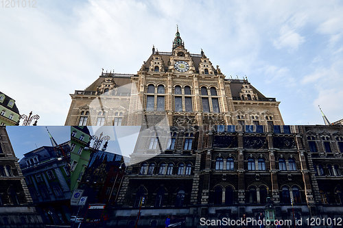 Image of Neo-renaissance Town Hall in Liberec town