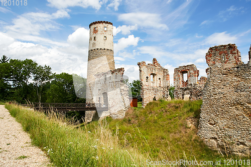 Image of ruins of renaissance castle Zviretice
