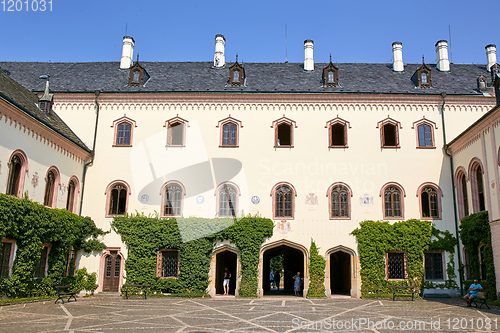 Image of Court of Neo Gothic castle Sychrov