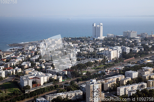 Image of Overview of the city of Haifa in Israel