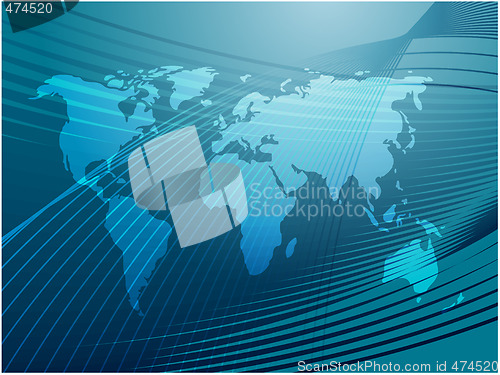 Image of Map of the world illustration