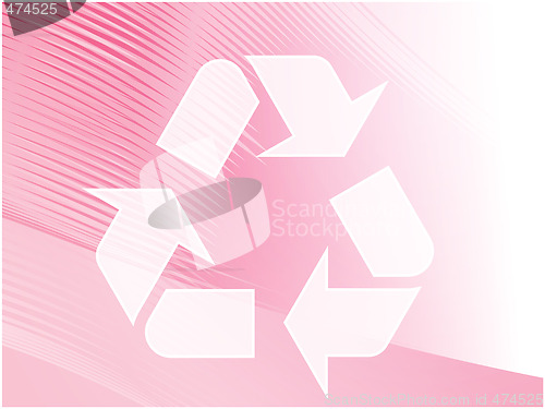 Image of Recycling eco symbol