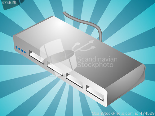 Image of USB hub illustration