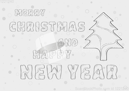 Image of Merry Christmas and Happy New Year