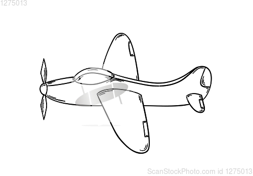 Image of sketch of the plane