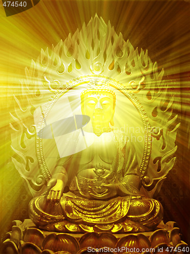 Image of Buddha illustration